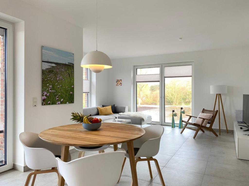 Ferienwohnung Hein Am Nordseedeich Butjadingen Exteriér fotografie
