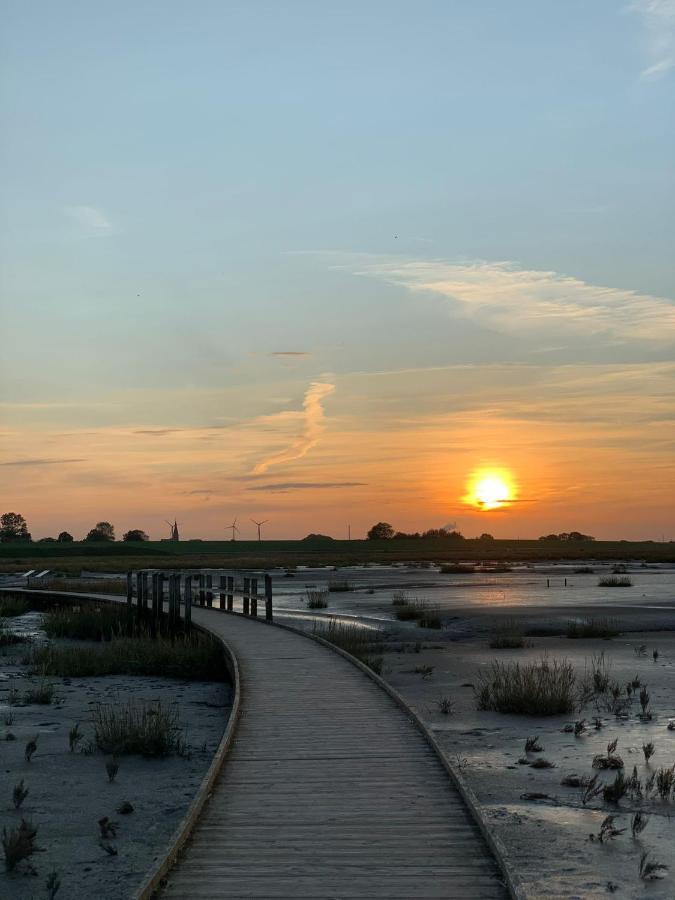 Ferienwohnung Hein Am Nordseedeich Butjadingen Exteriér fotografie